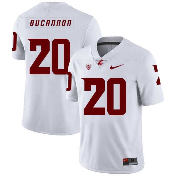 Washington State Cougars #20 Deone Bucannon White College Football Jersey